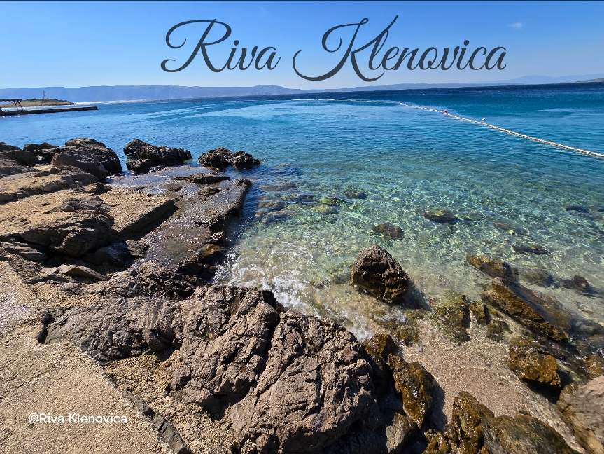 Klares Meer in Klenovica